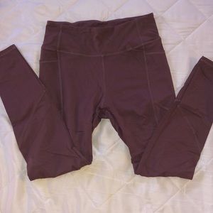 Afitne mauve leggings